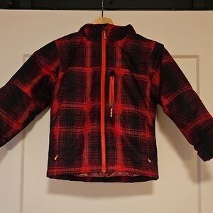 Columbia Red and Black Checkered Jacket
